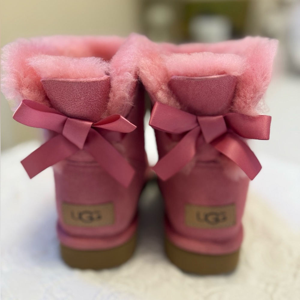 Ugg Boots Bailey Bow Pink Boots